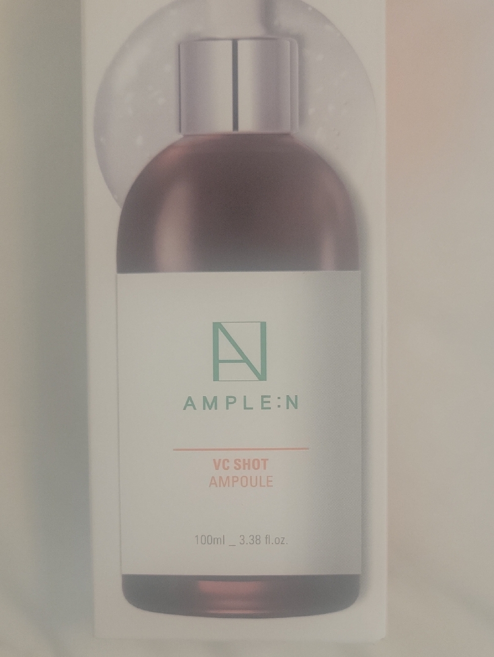 AMPLE:N VC Shot Ampoule - Rose Bottle with Mint Logo NEW IN BOX Never Opened